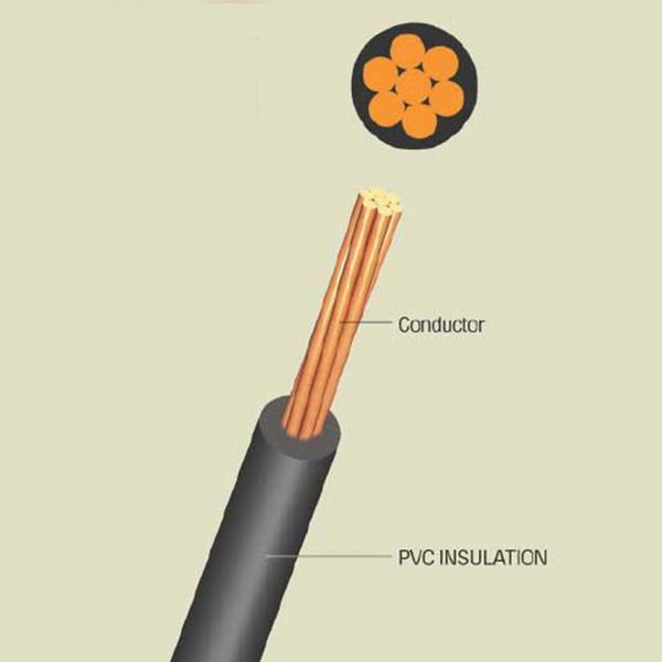 
                                 Collegamenti elettrici isolati PVC di rame della Camera domestica del conduttore                            