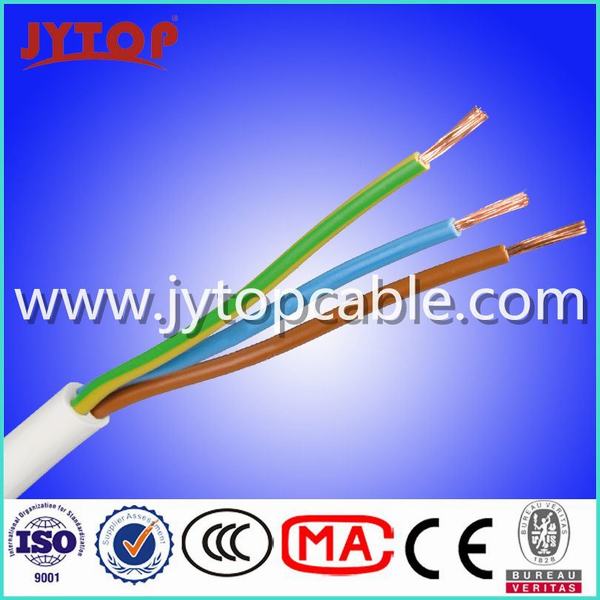 China 
                        Copper Wire H05VV-F 3X2.5mm 3X1.5mm BS6004
                      manufacture and supplier