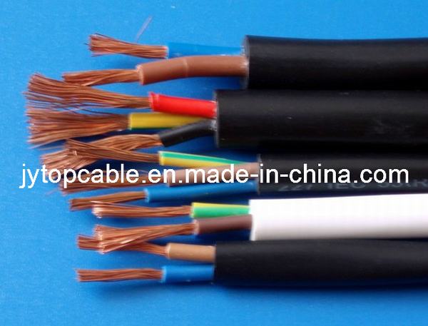 China 
                                 Conductor de cobre con aislamiento de PVC flexible Cable eléctrico para H03VV-F H05VV-F                              fabricante y proveedor