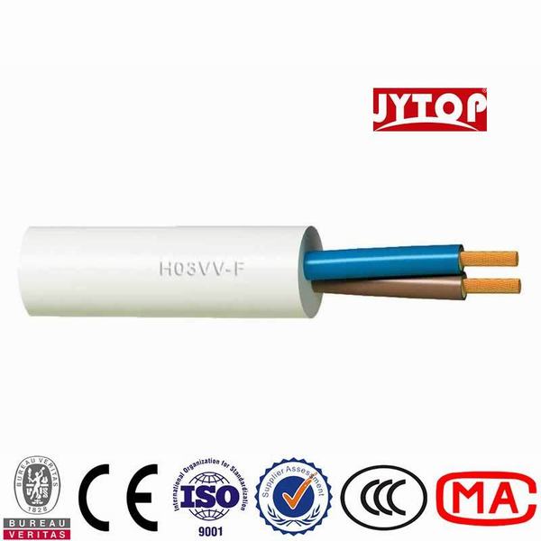 Chine 
                                 H03VV-F de la spécification de câble isolant en PVC avec gaine de câble                              fabrication et fournisseur