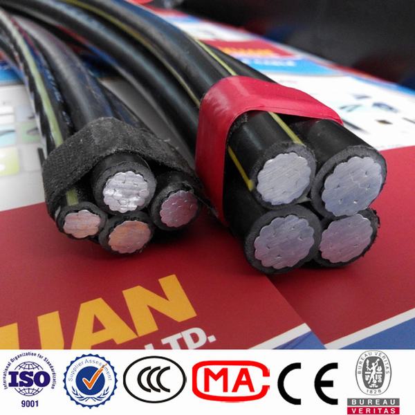Китай 
                                 LV Quadruplex провода 600V ДТП алюминиевого кабеля                              производитель и поставщик