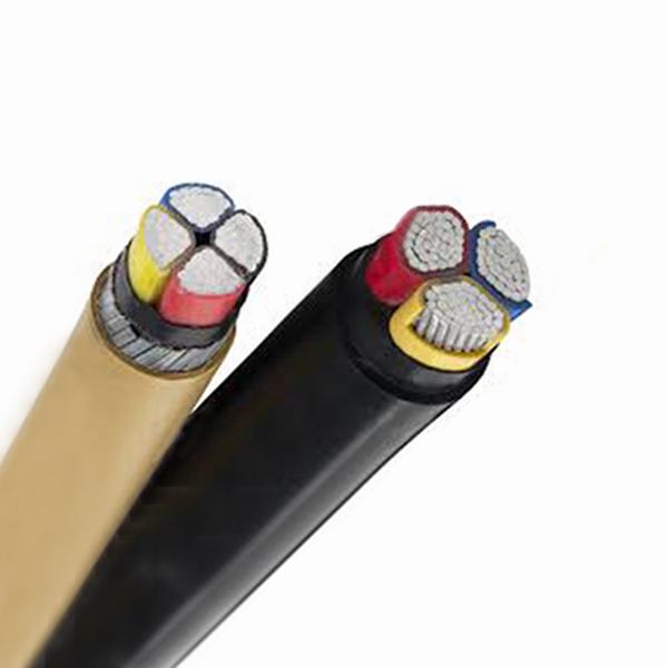 Low Voltage PVC Insulated Aluminum Power Cable 4X95mm2