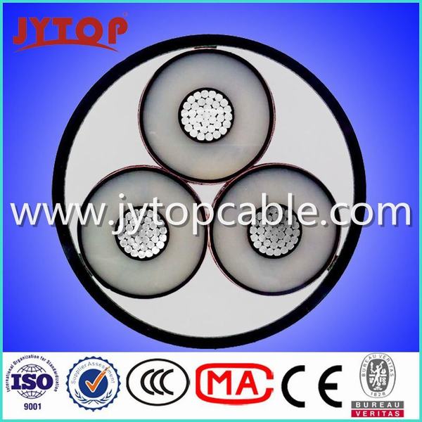 China 
                        Medium Voltage 15kv Aluminum Cable 3X95mm with CE Certificate
                      manufacture and supplier