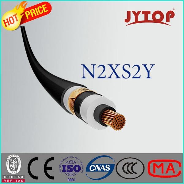 China 
                                 N2XS2y Cable de cobre 20.3/35 Kv XLPE aislado, blindado con alambre de acero plano de un solo núcleo, el cable con el Conductor de cobre                              fabricante y proveedor