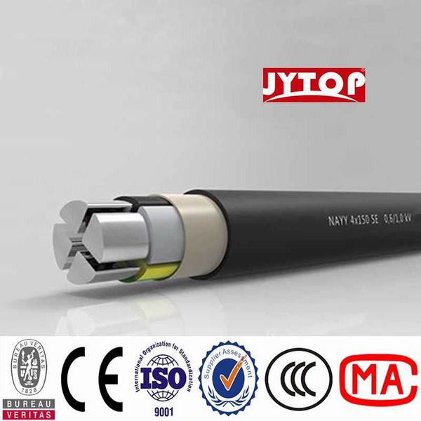 Китай 
                                 Кабель Nyy Nayy XLPE изоляцией Sta бронированные ПВХ оболочку кабеля питания N2xy                              производитель и поставщик