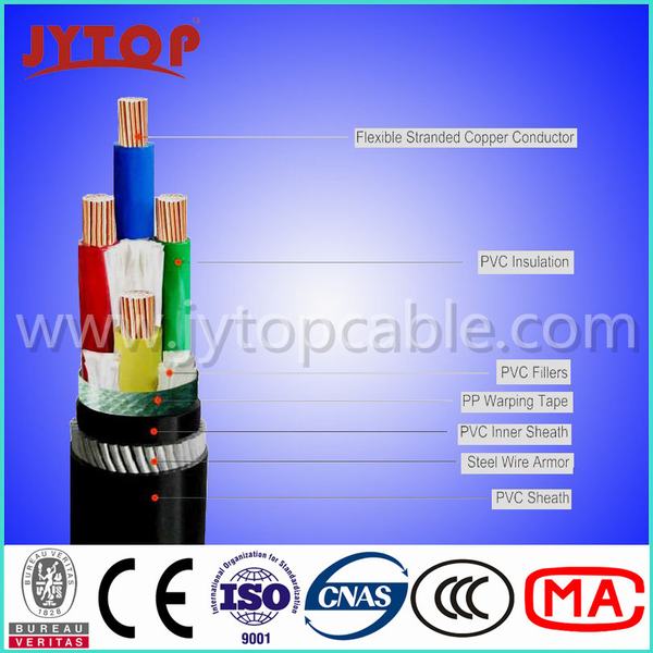 China 
                                 Nayy-J 0.6/1kv PVC DIN/Cable de alimentación estándar VDE                              fabricante y proveedor
