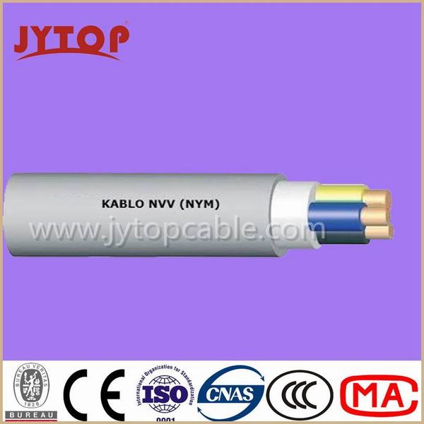 China 
                                 Nvv (NYM) aislamiento de PVC cables multi-core con Conductor de cobre                              fabricante y proveedor
