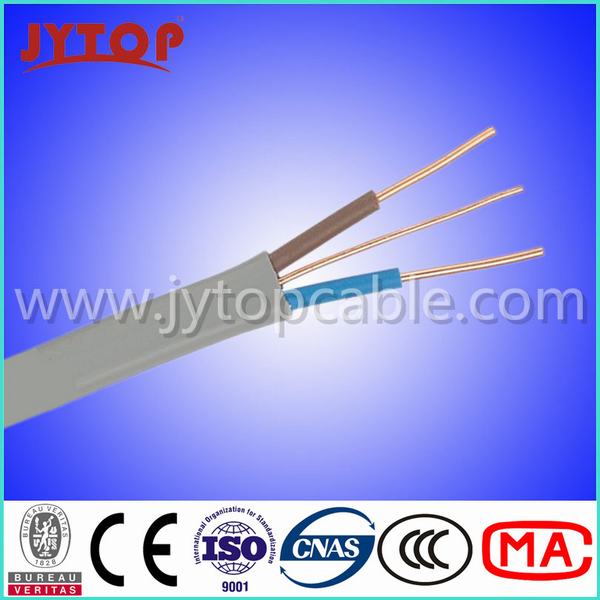 China 
                                 Aislamiento de PVC con 2 núcleos de alambre plano                              fabricante y proveedor