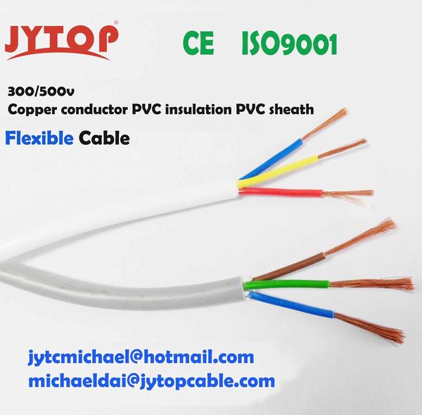 China 
                                 Aislamiento de PVC EL PVC flexible Sheahed cable H05VV-F                              fabricante y proveedor