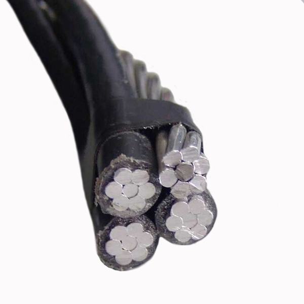 Triplex Service Drop Overhaed Bundled Cable with XLPE Insulated AAC Conductor