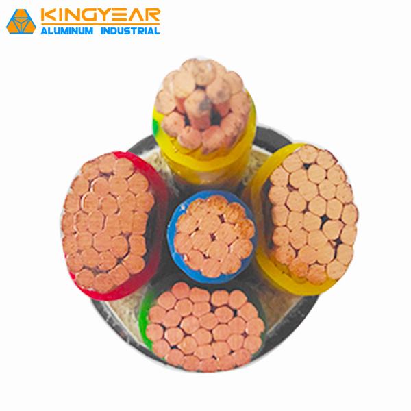 0.6/1 Kv 5 Core Unarmored PVC Insulated Copper Conductor Nyy Power Cable