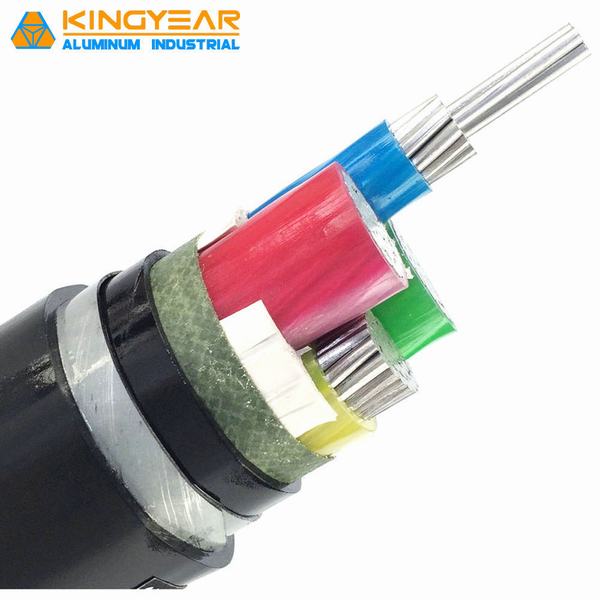 0.6/1kv 3*150mm2 Three Phase Aluminum Conductor XLPE Insulated Armoured Underground Low Voltage Cable 185mm