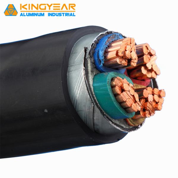 0.6/1kv 4 Core 185mm2 Copper Conductor XLPE Insulated Sta/Swa Armoured Underground Electric Power Cable