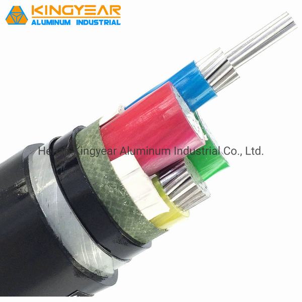 0.6/1kv 4 Core PVC/XLPE Insulated Sta Steel Tape Armoured Underground Aluminum Power Cable 50mm2