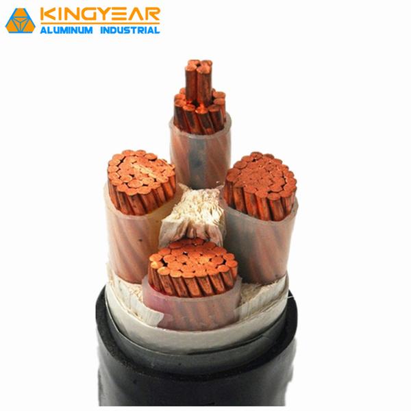 Chine 
                                 Kv 0.6/1Al/XLPE/PVC 4 Core basse tension Gaine en PVC avec isolation électrique câble d'alimentation                              fabrication et fournisseur