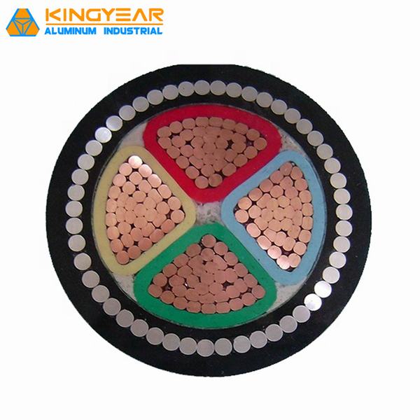 0.6/1kv Low Voltage 240mm2 Copper/Aluminum Conductor XLPE/PVC Insulated Sta/Swa Armoured Electric Power Cable