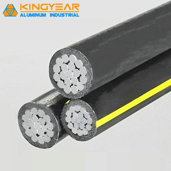 0.6/1kv NFA2X-T Aluminum Conductor XLPE Insulated Overhead Line Cable with AAAC Messenger