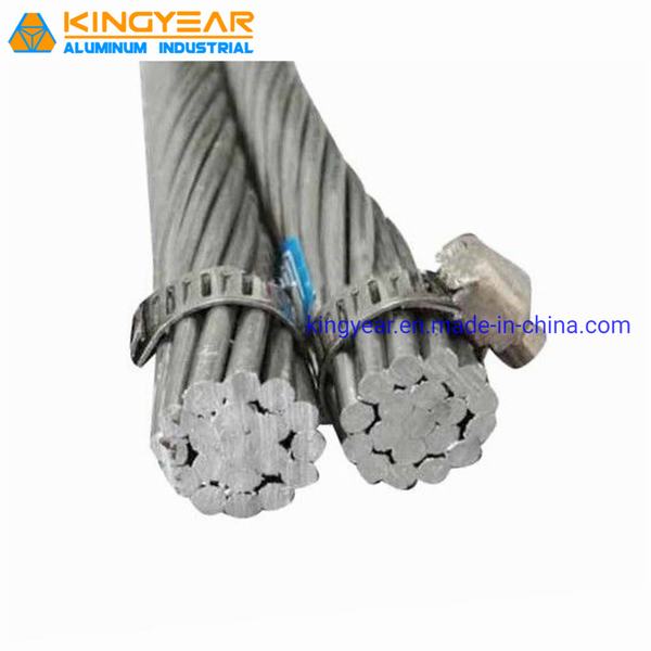 China 
                                 1/0 2/0 AWG-Lehre angeschwemmtes Kabel des Aluminiumlegierung-Leiter-Draht-blank Leiter-AAAC                              Herstellung und Lieferant