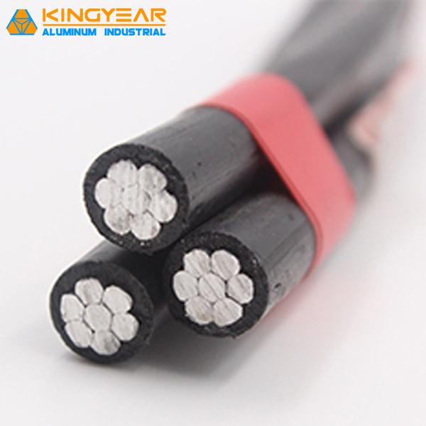 China 
                                 11kv ABC 3x150 + 120 Cable conductor de aluminio de 3+1 ABC Cables para cable de transparencias                              fabricante y proveedor