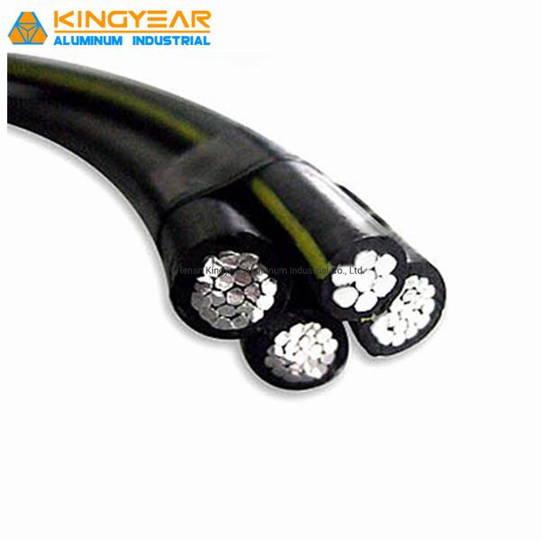 1X54.6 mm2 + 3X25 mm2 ABC Cable / ABC Aluminum Cable 3X25 / 3X35 / 3X70+54.6mm2 NFC 33209 Standard ABC Cable