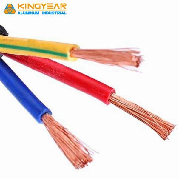 China 
                                 2,5 mm2 450/750V Conductor de cobre aislados con PVC BV cable eléctrico                              fabricante y proveedor
