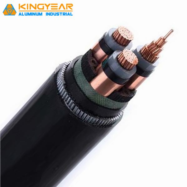 Chine 
                                 240mm câble moyenne tension électrique blindé 3 conducteurs de conducteur de cuivre à revêtement en PVC du câble d'alimentation                              fabrication et fournisseur