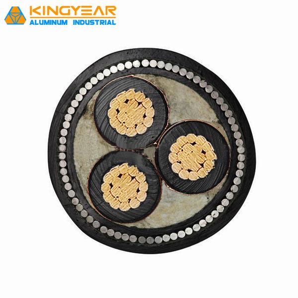 3*120mm2 3*95mm2 3*150mm2 3*185mm2 8.7/15kv Mv Copper Conductor PVC Sheathed Armoured Power Cable