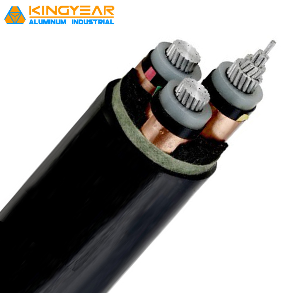 China 
                3*300 3*240 3*185 3*240mm2 conductor de aluminio o cobre aislado XLPE Cable de alimentación
              fabricante y proveedor