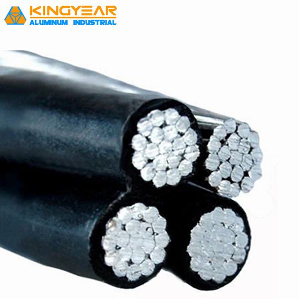 3*95mm 3*70+54.6 3*50+54.6 Overhead 0.6/1kv PVC/XLPE Insulated Al Conductor ABC Aerial Insulated ABC Cable