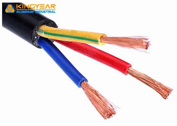 China 
                                 De 3 Núcleos de 4mm2 Control de potencia de tamaño del cable de cobre del cable Cable de PVC de 5X6 3X6                              fabricante y proveedor