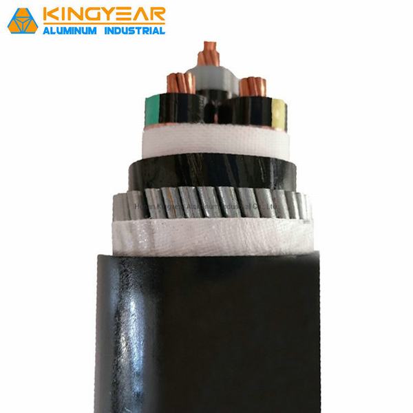 
                                 3x95mm2 10kv, Conductor de cobre con aislamiento XLPE Cable de alimentación de blindados de alambre de acero                            