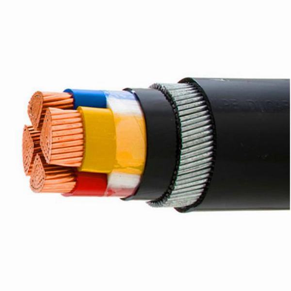 China 
                                 4*240 medio voltaje 4core 8.7/15kv de cable de alimentación de alambre de acero blindado                              fabricante y proveedor