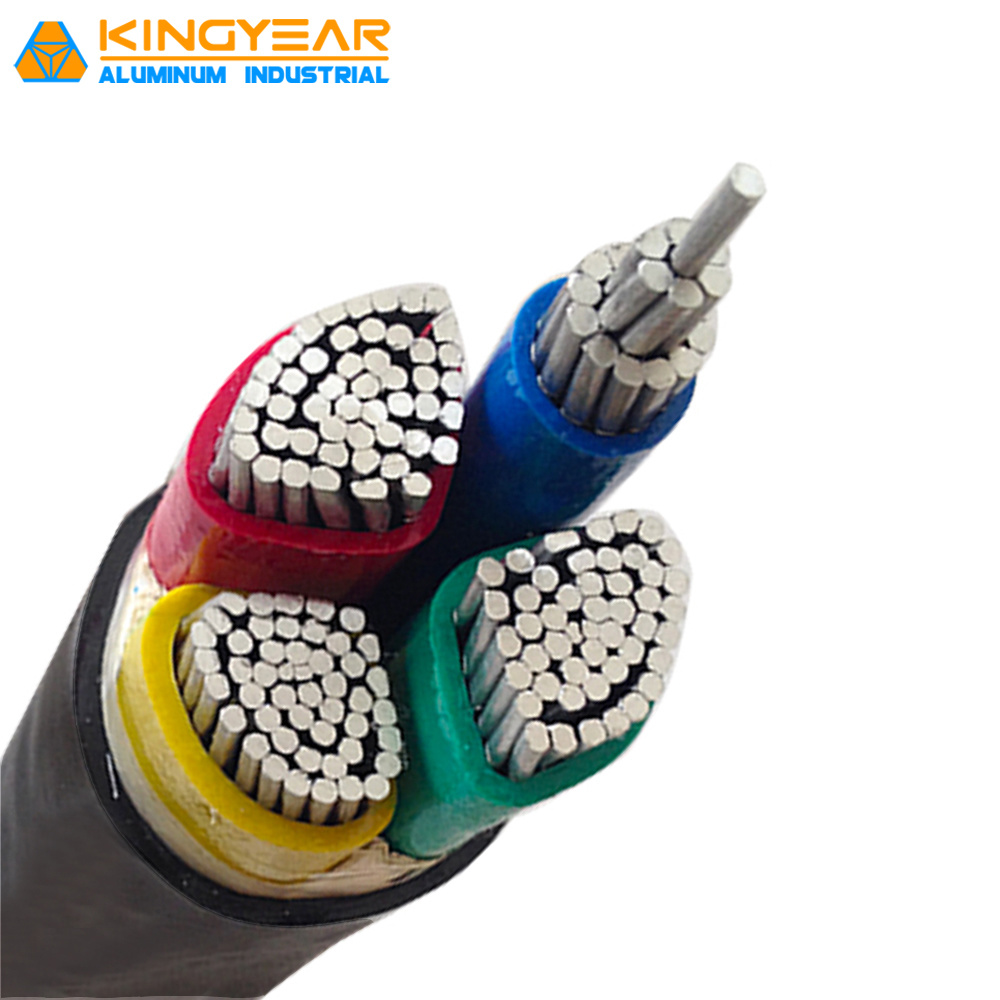 4 Core Aluminum or Copper Conductor Armoured Flexible Electric Power Cable