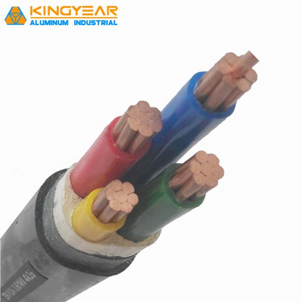 4 Core Armored / Unarmored XLPE Insulated 0.6/1kv Power Cable