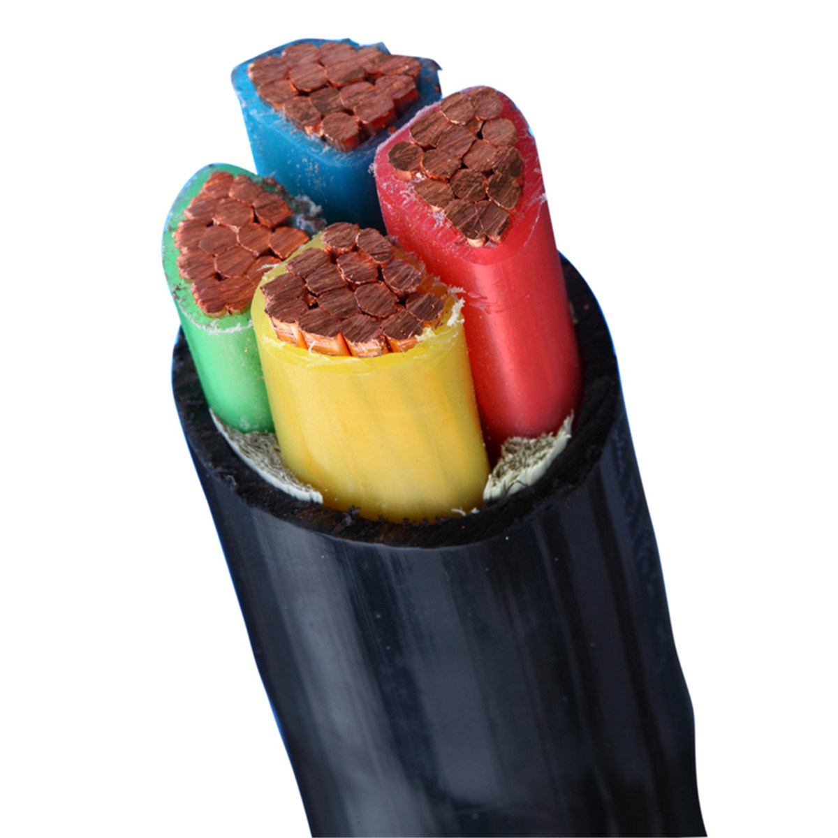 China 
                Cable de alimentación de PVC conductor de cobre 4X240mm2 con estándar IEC
              fabricante y proveedor
