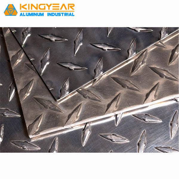 Cina 
                                 piatto Checkered di alluminio 5052 5083 5754                              produzione e fornitore