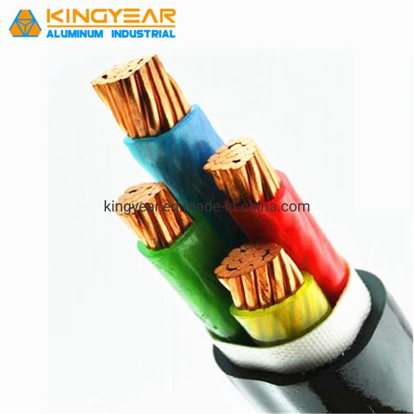600/1000V 4 Core Swa Armoured 4 X 95 mm2 XLPE Insulation Galvanised Steel Wire Armour Power Cable