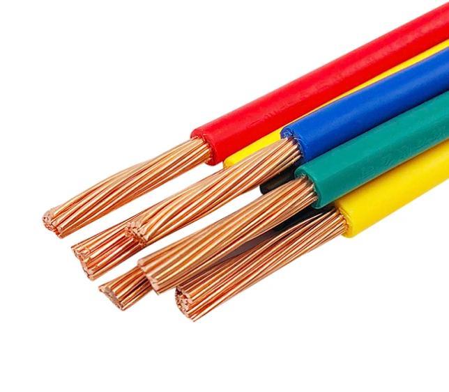 Chine 
                Fil de câble BV 6 AWG 8 AWG 12 AWG 14 AWG conducteur solide PVC Câble en cuivre isolé
             en soldes