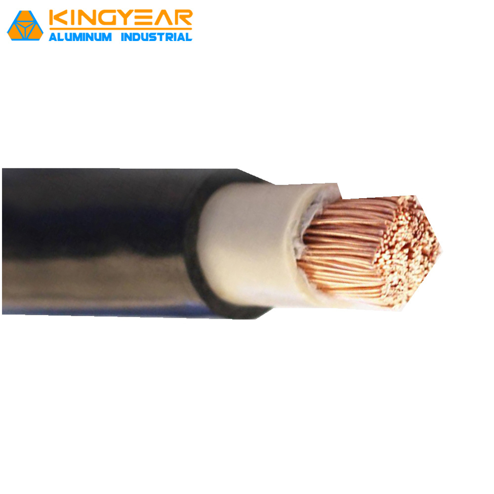 China 
                750V 70mm2 6AWG 70 Sq mm recubiertas de goma flexible de cobre de 70mm Cable de soldadura
             en venta