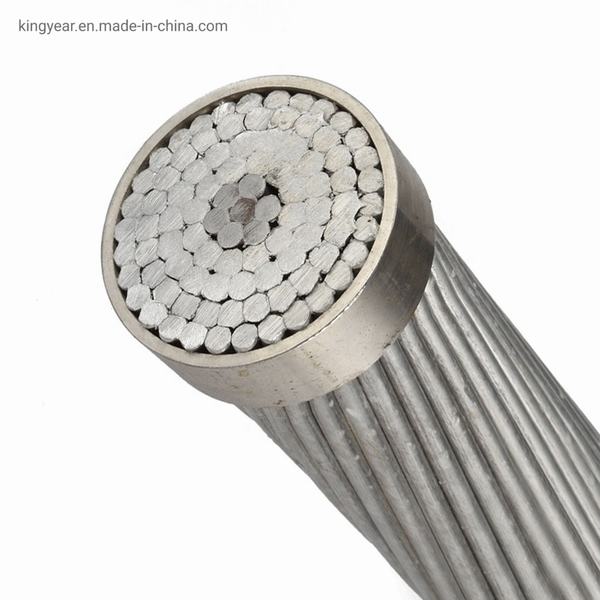 
                                 ACSR Aluminiumleiter-Stahl verstärkter elektrischer Kabelübertragung-Leiter                            