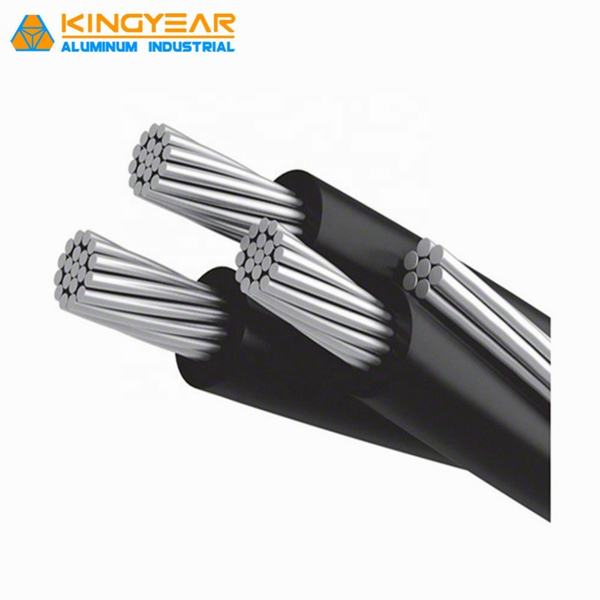 Aerial Bundled Overhead Triplex Twisted Pair Aluminum Wire ABC Power Cable for Brazil