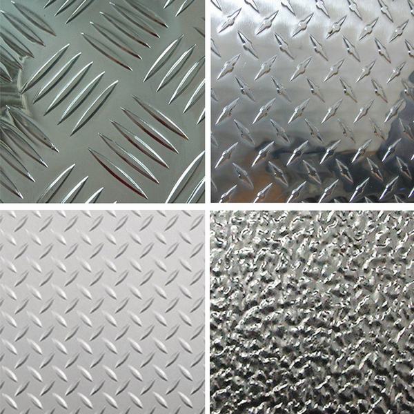 Aluminium/Aluminum Alloy Embossed Checkered Tread Sheet for Refrigerator/Construction/Anti-Slip Floor (A1050 1060 1100 3003 3105 5052)