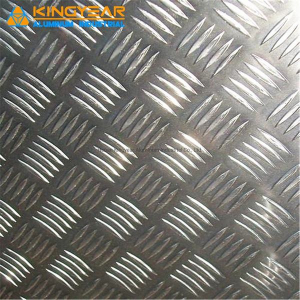 China 
                                 Placa de la banda de rodadura de aluminio de 5 bares 5052 S H32 H34 H36 H38 a cuadros láminas de metal para la venta                              fabricante y proveedor