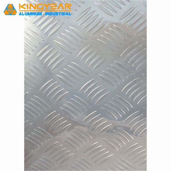 Anti-Slippy Aluminum/Aluminium Checkered Embossed Tread Sheet/Plate for Trailer Floor/Vehicle Step 1050 \ 1060 \1100 \3003 \3004 \3105 \5052