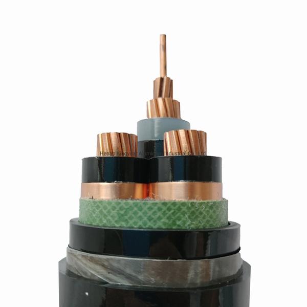 Avvg Vvg XLPE/PVC Insulated PVC Sheathed 3 or 3 X 120 + 1 X 70 Cores Power Cable for Power Project