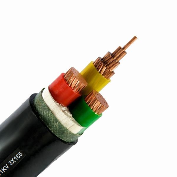 China Factory Power Cable 3c+1c Cu/XLPE/Sta/PVC Steel Tape Armoured 3X240mm2 XLPE Insulation Power Cable