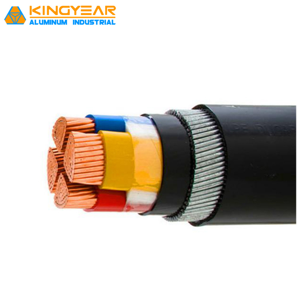 China 
                El cobre aislados con PVC, PE de alambre de acero revestido o cinta de vehículos blindados de 16 AWG 4x10mm2 Cable de alimentación eléctrica
              fabricante y proveedor