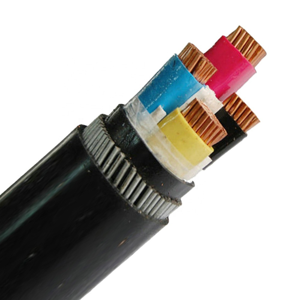
                        Cu XLPE Insulated Power Cable 4X95mm2 4 Core Armoured Cable 120mm
                    