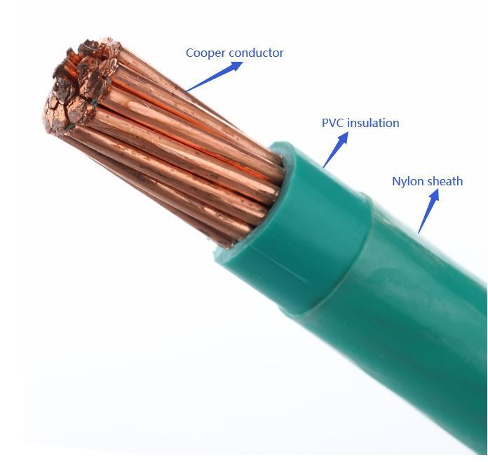 China 
                        Earth Cable 95mm2 Insulated Copper Wire Electrical Cables Wire
                      manufacture and supplier