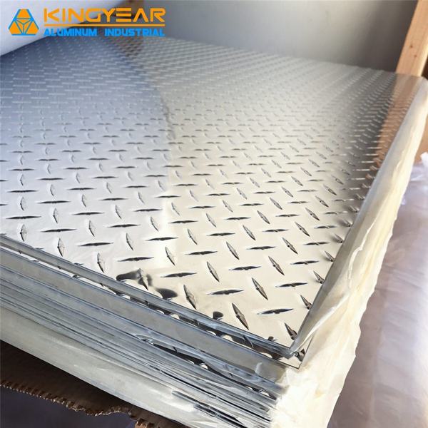 Cina 
                                 Piatti Checkered di alluminio dell'impronta dello strato di prezzi di fabbrica 3003                              produzione e fornitore
